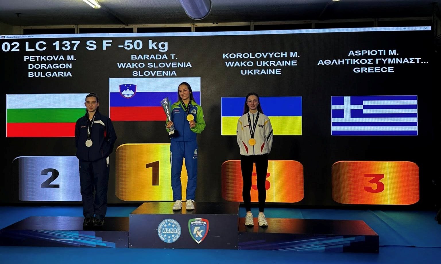 Ужгородка здобула «бронзу» на етапі Кубка світу з кікбоксингу (ФОТО)