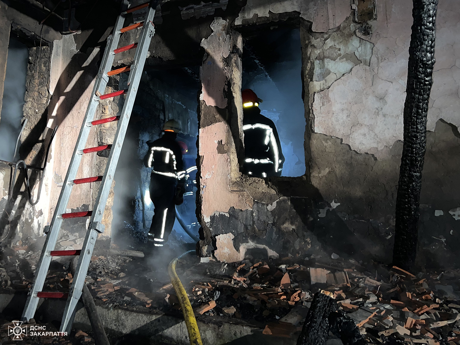 У Великому Раковці на Хустщині собаки гавкотом повідомили про пожежу в сусідському будинку (ФОТО)