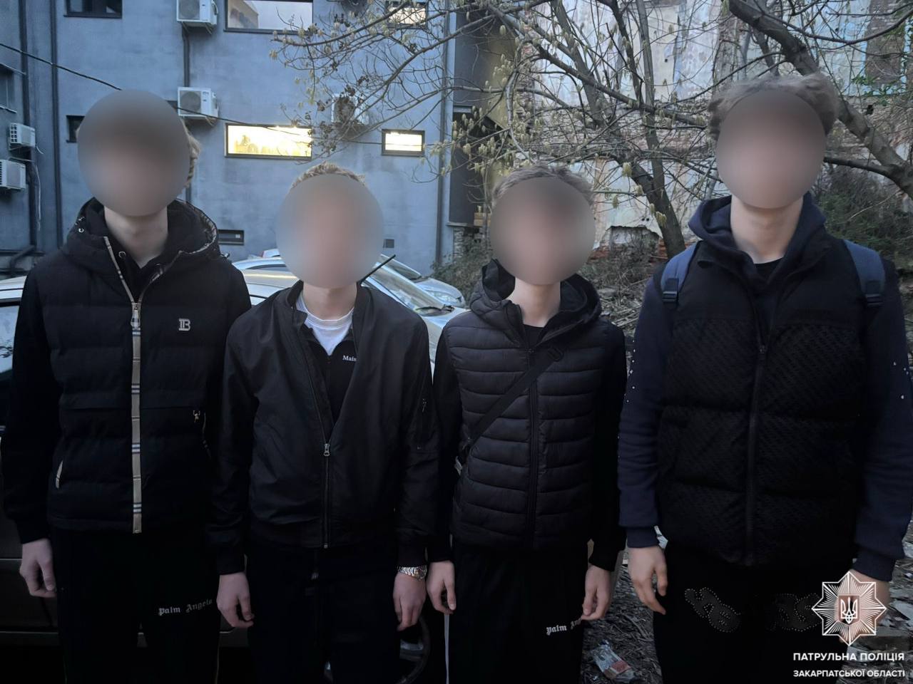 Ужгородські підлітки відкрили стрілянину в центрі міста (ФОТО)