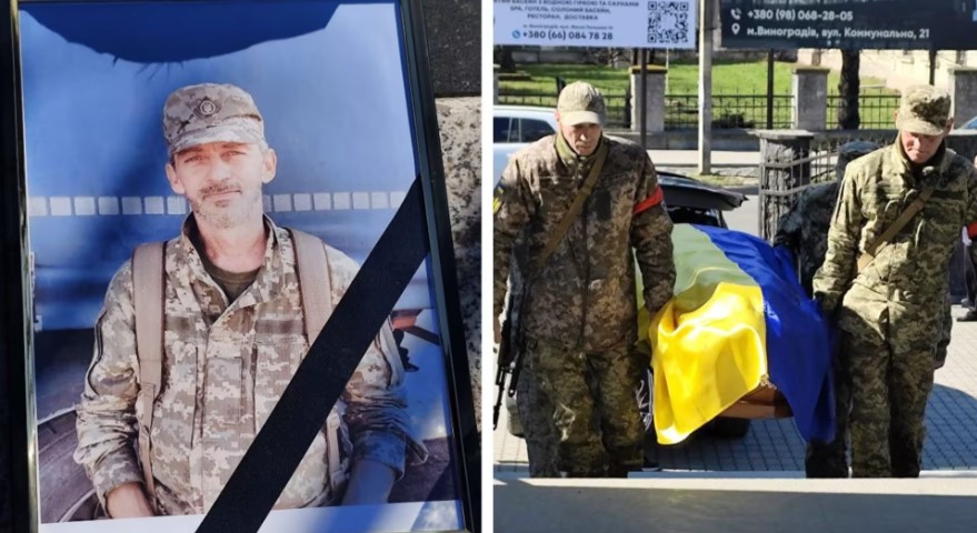 У Виноградові попрощалися з полеглим на війні захисником Василем Котобеєм (ФОТО)