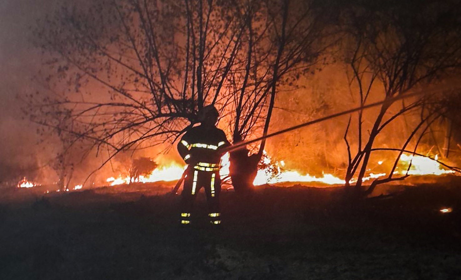 Рятувальники ліквідували 9 пожеж сухої трави за один день (ФОТО)