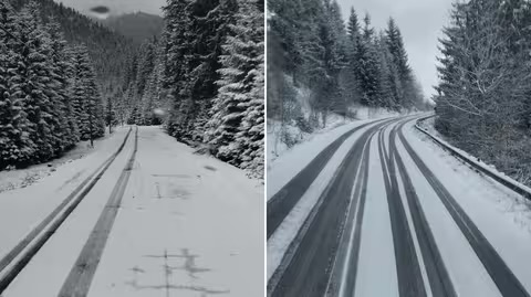 Снігопад паралізував рух транспорту на перевалах Закарпаття (ФОТО)