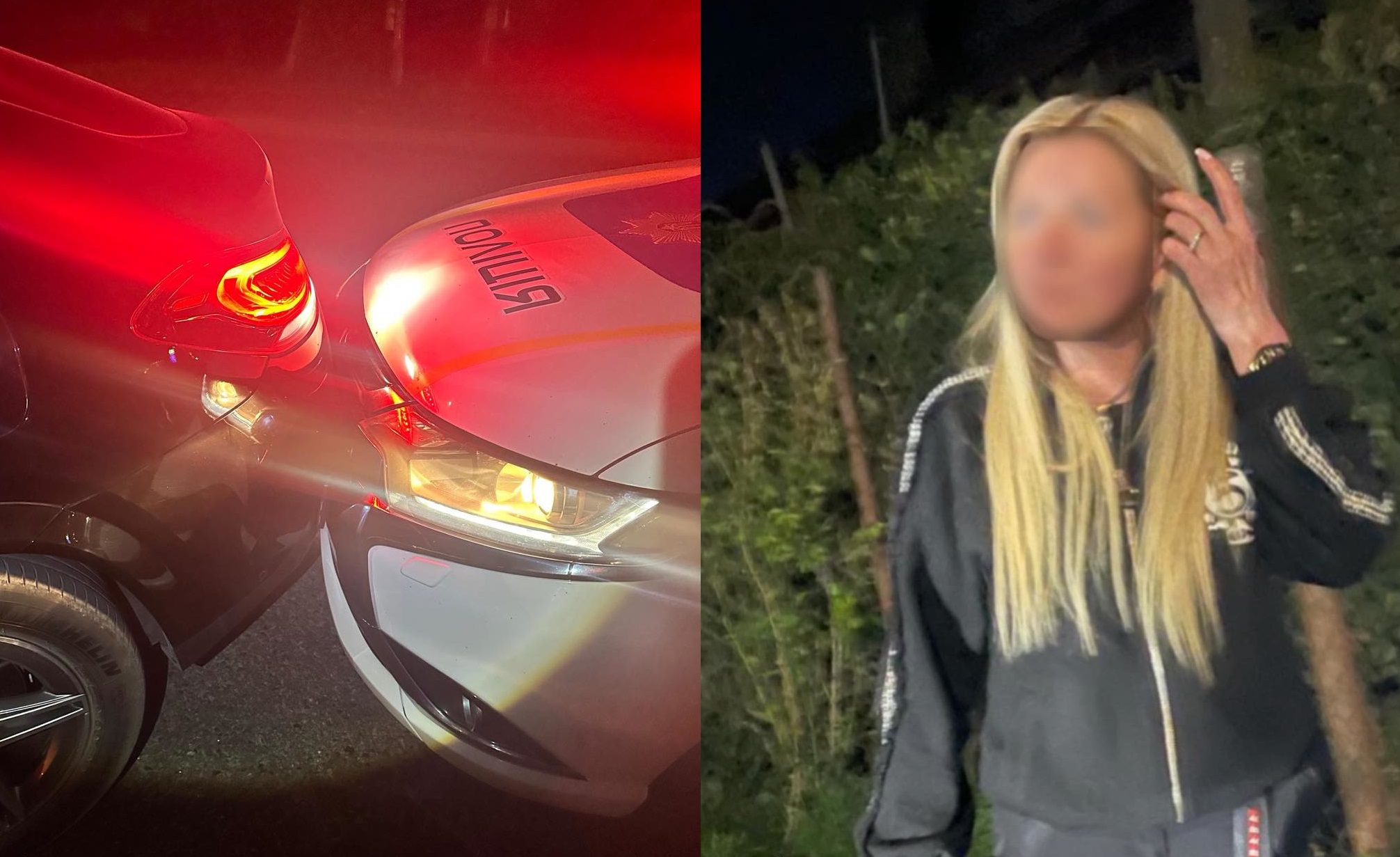 В Ужгороді на Великдень патрульні блокували авто в орієнтуванні з п'яною водійкою за кермом