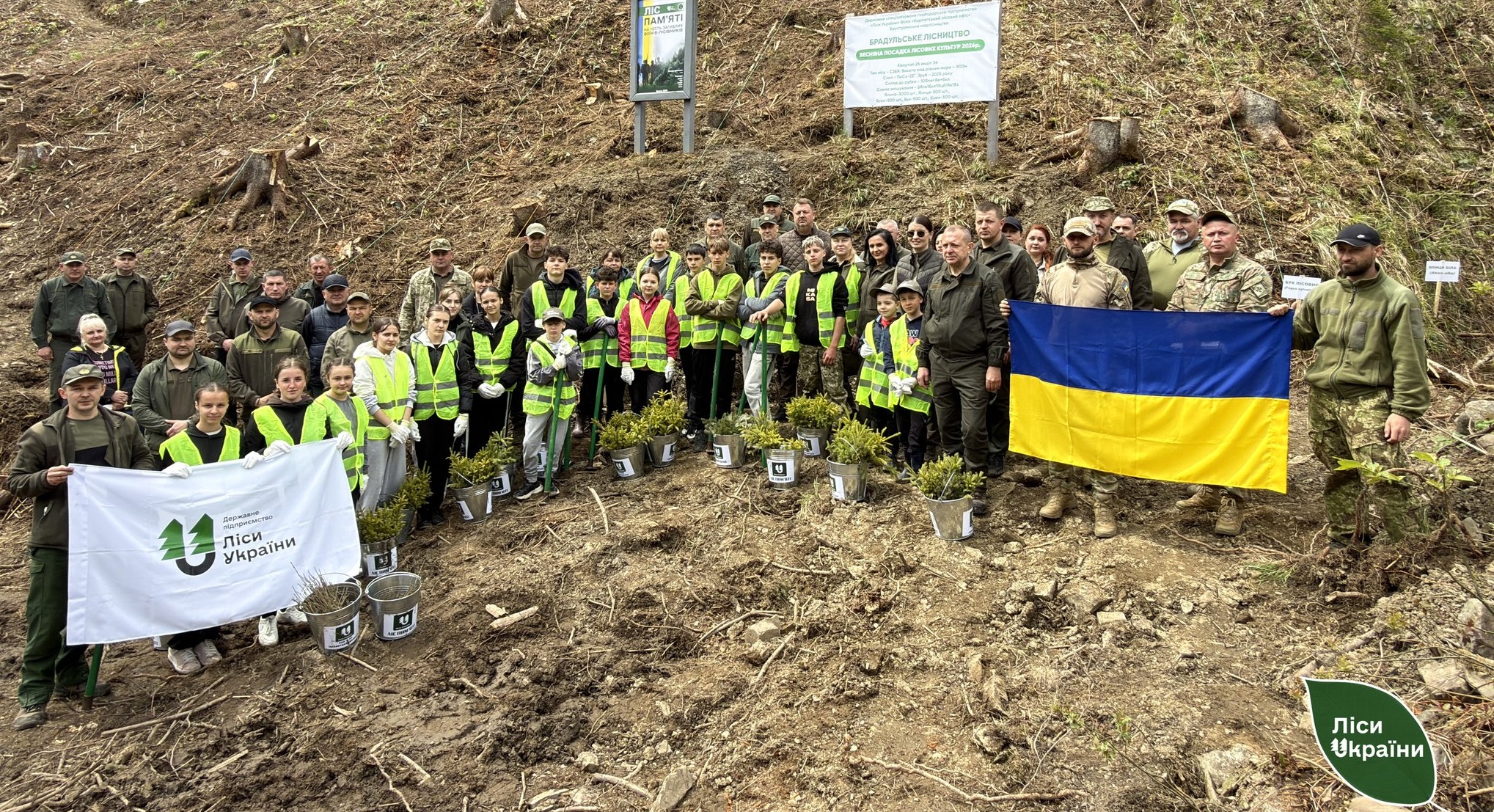 На Закарпатті висадили новий «Ліс пам’яті» на честь загиблих захисників (ФОТО)