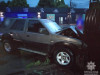 Нетверезий водій у Ужгороді спричинив ДТП та врізався в огорожу (ФОТО)