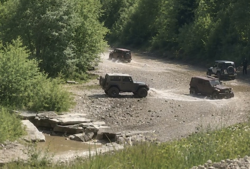 Поліція встановила всіх джиперів, які їздили руслом річки на Рахівщині (ФОТО)