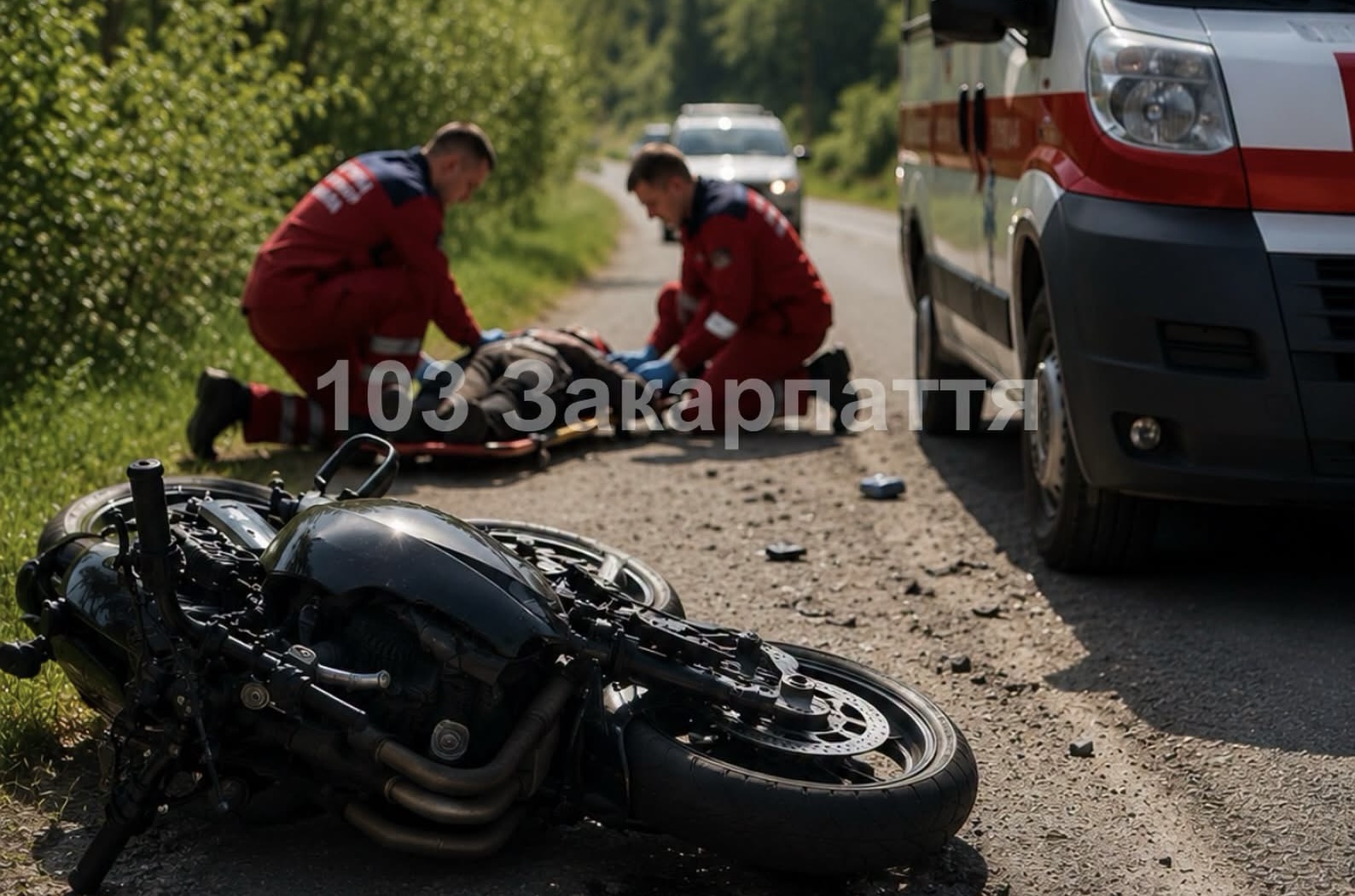 На Тячівщині внаслідок падіння з мотоцикла загинув 26-річний чоловік