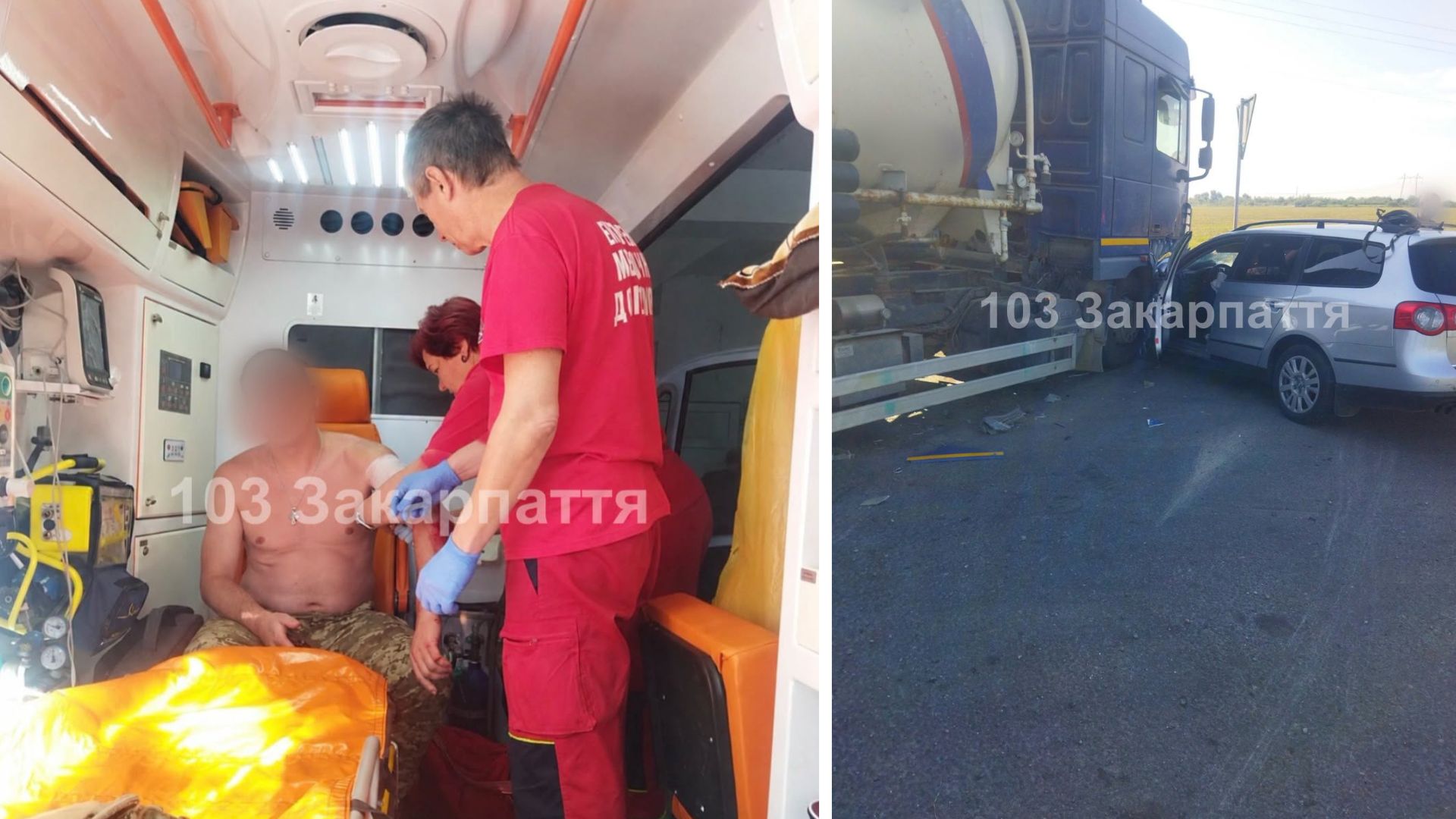 На Мукачівщині в ДТП травмувався водій легкового автомобіля (ФОТО)
