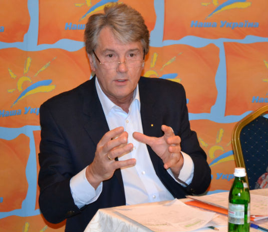 На Закарпатті Віктор Ющенко говорив про вибори, політику, екологію і власного сина