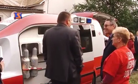 Медикам Ужгородщини подарували "швидку" Volvo з Норвегії (ВІДЕО)