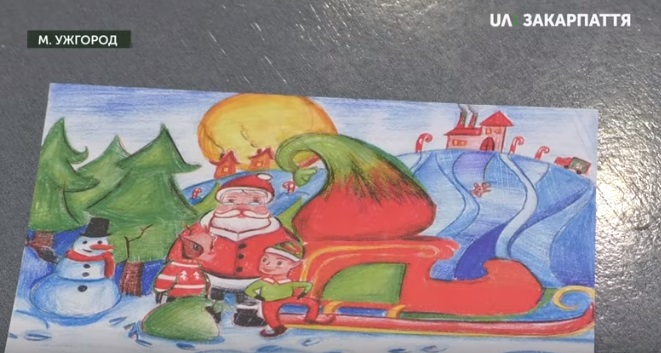 Мистецька акція "Різдвяна листівка з Ужгорода" стартувала в обласному центрі (ВІДЕО) 