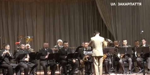 Благодійний концерт військового оркестру 2-ої Галицької бригади Нацгвардії відбувся в Ужгороді (ВІДЕО)