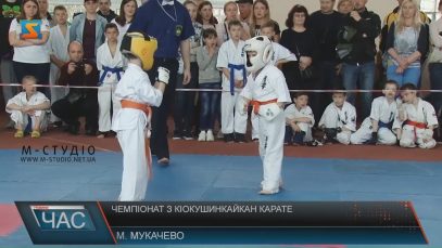 У Мукачеві пройшов чемпіонат Закарпаття з кіокушинкайкан карате (ВІДЕО)