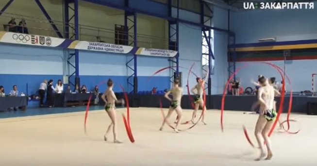 В Ужгороді відбувся Кубок області з художньої гімнастики (ВІДЕО)