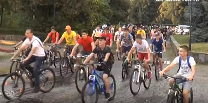 Велозаїзд Big City Ride відбувся в Ужгороді (ВІДЕО)