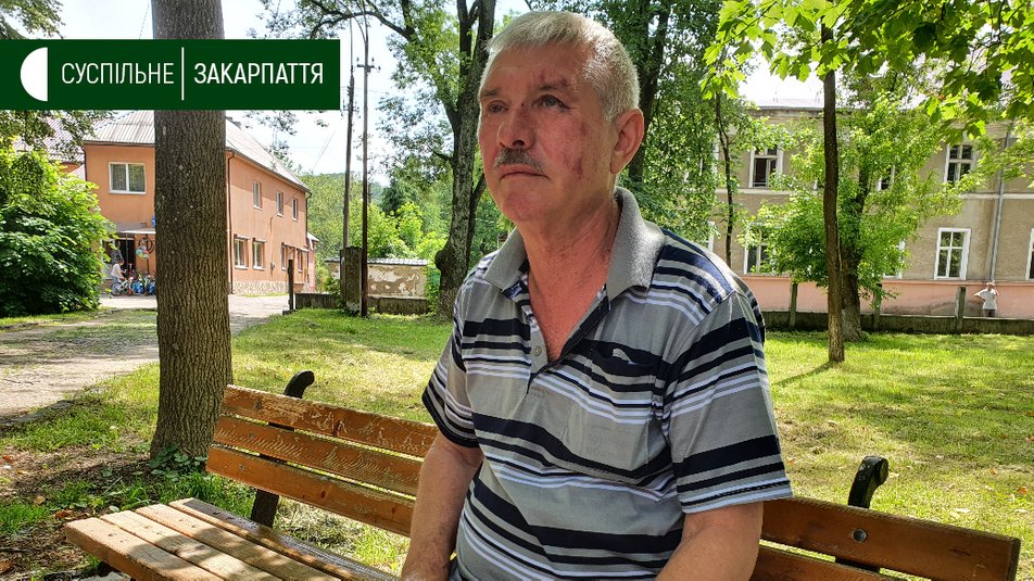 64-річний пенсіонер, якого у Великому Березному побив прикордонник, розповів про обставини події (ВІДЕО)