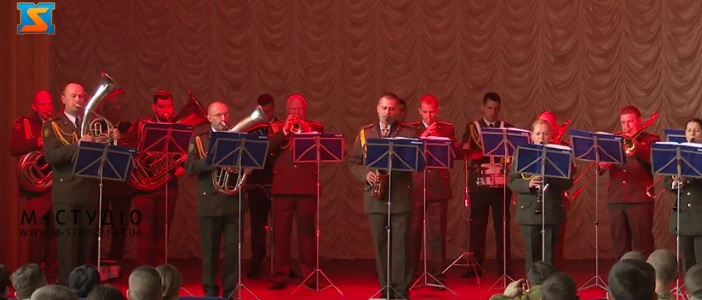 День піхоти у Мукачеві відзначили концертом духового оркестру (ВІДЕО)
