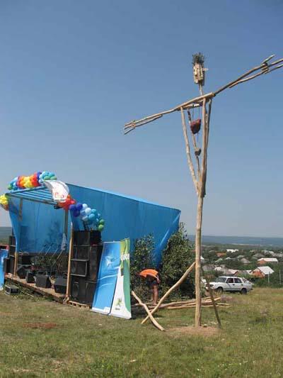 Талісманом фестивалю "Яроцькі ярилки" став п’ятиметровий Чампало 