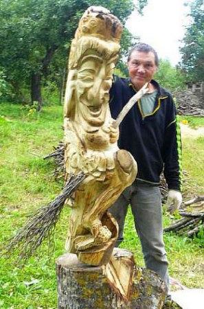 Закарпатський майстер творить коней з коріння дерев (ФОТО)