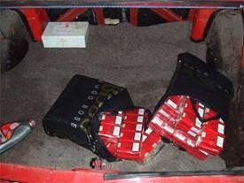Прикордонники затримали закарпатця з трьома ящиками контрабандних сигарет