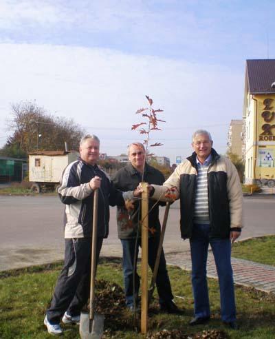 У Мукачеві на суботнику висадили більше 300 дерев (ФОТО)