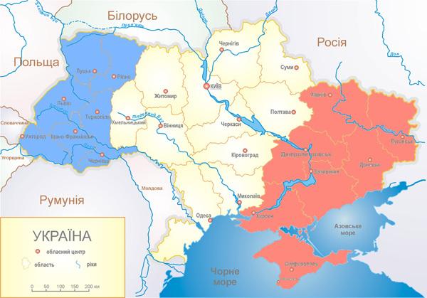 Чехія  віднесла Закарпаття до одного з трьох українських округів