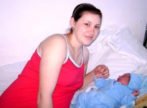 21-річна закарпатка народила сина, вагою 5 кілограмів і 270 грамів