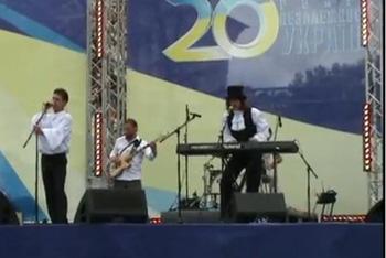Rock-H вітав Україну з 20-річчям Незалежності з Софійської площі у Києві (ВІДЕО)